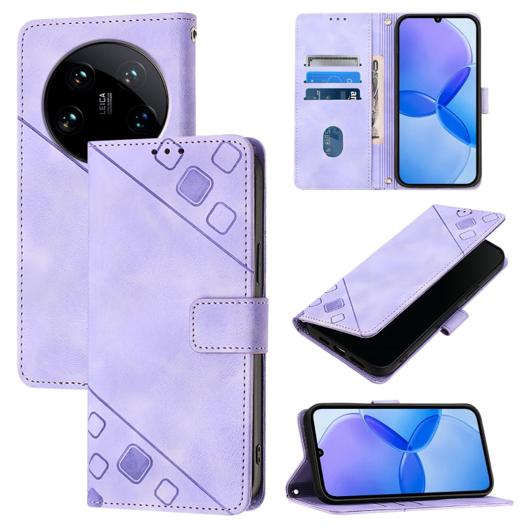 Skin Feel Embossed Leather Phone Case