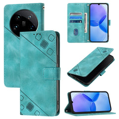 Skin Feel Embossed Leather Phone Case, For Xiaomi Redmi Note 13 4G Global, For Xiaomi Redmi K70E, For Xiaomi Poco X6 Pro, For Xiaomi 14 Ultra, For Xiaomi 14 Pro