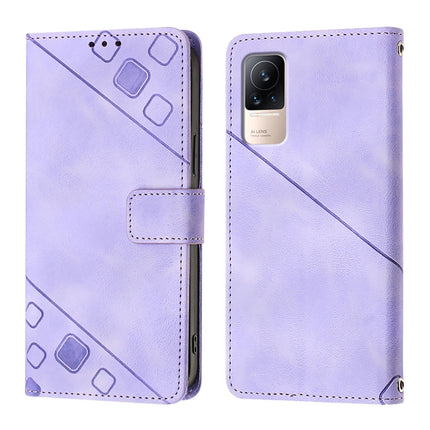 Skin Feel Embossed Leather Phone Case