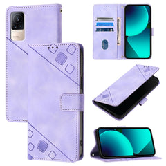 Skin Feel Embossed Leather Phone Case