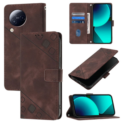 Skin Feel Embossed Leather Phone Case, For Xiaomi Civi 3, For Xiaomi Poco M5s / Redmi Note 11 SE India, For Xiaomi Poco X4 NFC 5G, For Xiaomi Redmi Note 11 Pro+ 5G EU