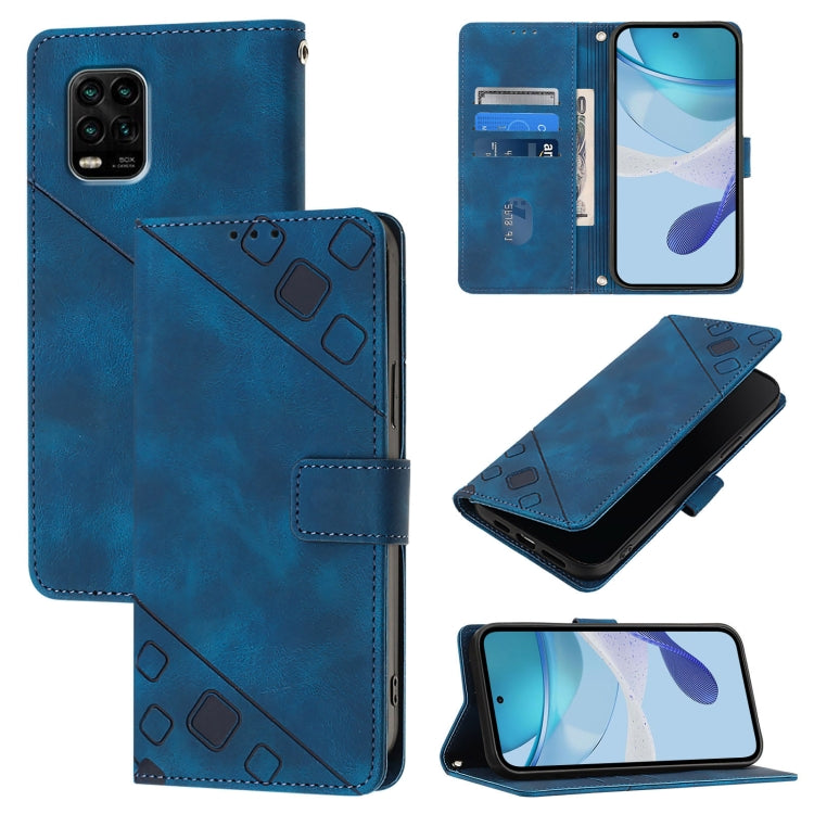 Skin Feel Embossed Leather Phone Case