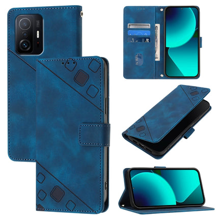 Skin Feel Embossed Leather Phone Case, For Xiaomi Mi 11, For Xiaomi Redmi Note 9 4G / Redmi 10X 4G, For Xiaomi Mi 10T 5G / Mi 10T Pro 5G, For Xiaomi Mi 10T Lite 5G