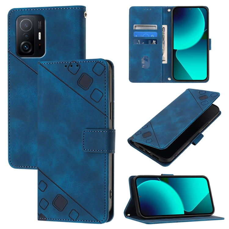 Skin Feel Embossed Leather Phone Case