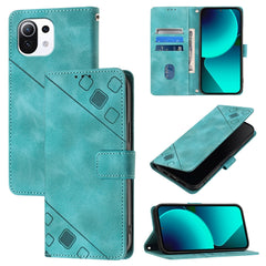 Skin Feel Embossed Leather Phone Case, For Xiaomi Poco X3 GT, For Xiaomi Poco F3 / Redmi K40 / K40 Pro, For Xiaomi Poco X3 / Poco X3 Pro, For Xiaomi Mi 11 Lite / Mi 11 Lite 5G, For Xiaomi Mi 11 Ultra