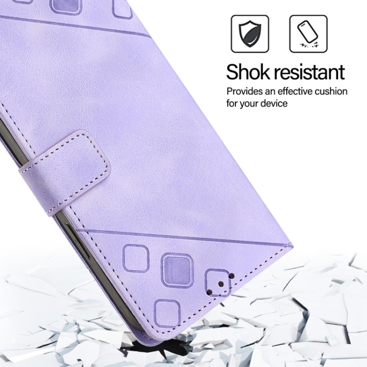 Skin Feel Embossed Leather Phone Case