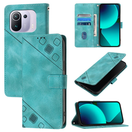 Skin Feel Embossed Leather Phone Case