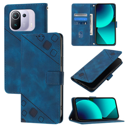Skin Feel Embossed Leather Phone Case, For Xiaomi Mi 11 Pro, For Xiaomi Redmi Note 10 Pro 4G, For Xiaomi Poco M3 / Redmi 9 Power, For Xiaomi Redmi Note 9T Global