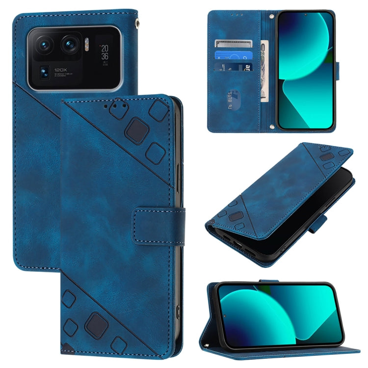 Skin Feel Embossed Leather Phone Case