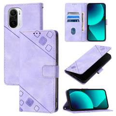 Skin Feel Embossed Leather Phone Case, For Xiaomi Poco X3 GT, For Xiaomi Poco F3 / Redmi K40 / K40 Pro, For Xiaomi Poco X3 / Poco X3 Pro, For Xiaomi Mi 11 Lite / Mi 11 Lite 5G, For Xiaomi Mi 11 Ultra