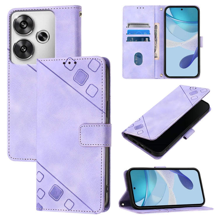 Skin Feel Embossed Leather Phone Case