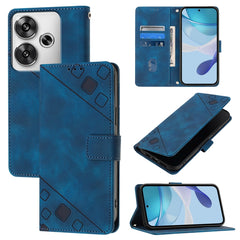 Skin Feel Embossed Leather Phone Case, For Xiaomi Poco F6, For Xiaomi Poco M6 Pro 4G, For Xiaomi Poco X6 Neo 5G Global, For Xiaomi Redmi A3, For Xiaomi Redmi Note 13 Pro 4G Global