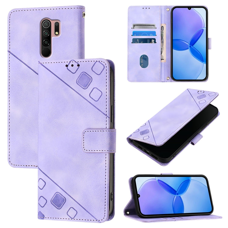 Skin Feel Embossed Leather Phone Case
