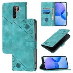 Skin Feel Embossed Leather Phone Case, For Xiaomi Poco M2 Pro / Redmi Note 10 Lite, For Xiaomi 11T / 11T Pro, For Xiaomi Redmi 9A / 9i / 9AT, For Xiaomi Poco M2 Global / Redmi 9, For Xiaomi Poco M3 Pro 5G / Redmi Note 10 5G