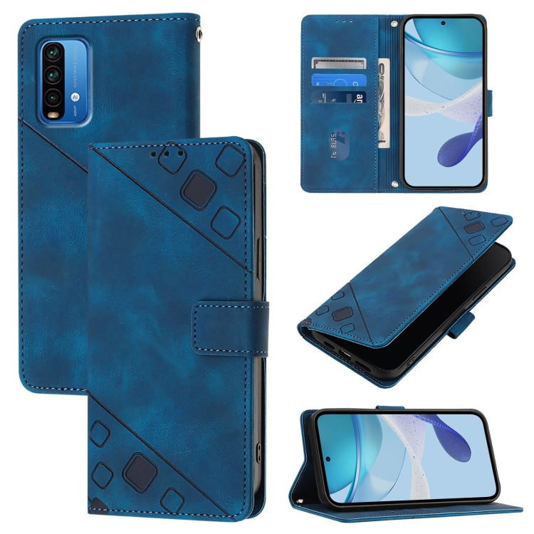 Skin Feel Embossed Leather Phone Case
