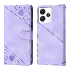 Skin Feel Embossed Leather Phone Case, For Xiaomi Poco M6 Pro 5G / Redmi 12 4G / 5G, For Xiaomi Redmi K70 / K70 Pro, For Xiaomi 13T, For Xiaomi Poco F5 5G/Redmi Note 12 Turbo, For Xiaomi Poco F5 Pro 5G/Redmi K60