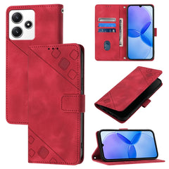 Skin Feel Embossed Leather Phone Case, For Xiaomi Poco M6 Pro 5G / Redmi 12 4G / 5G, For Xiaomi Redmi K70 / K70 Pro, For Xiaomi 13T, For Xiaomi Poco F5 5G/Redmi Note 12 Turbo, For Xiaomi Poco F5 Pro 5G/Redmi K60