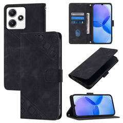 Skin Feel Embossed Leather Phone Case, For Xiaomi Poco M6 Pro 5G / Redmi 12 4G / 5G, For Xiaomi Redmi K70 / K70 Pro, For Xiaomi 13T, For Xiaomi Poco F5 5G/Redmi Note 12 Turbo, For Xiaomi Poco F5 Pro 5G/Redmi K60