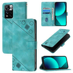 Skin Feel Embossed Leather Phone Case, For Xiaomi Poco M5s / Redmi Note 11 SE India, For Xiaomi Poco X4 NFC 5G, For Xiaomi Redmi Note 11 Pro+ 5G EU, For Xiaomi Civi 1S, For Xiaomi Poco M4 Pro 5G / Redmi Note 11S 5G