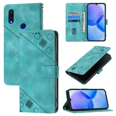 Skin Feel Embossed Leather Phone Case, For Xiaomi Redmi 7