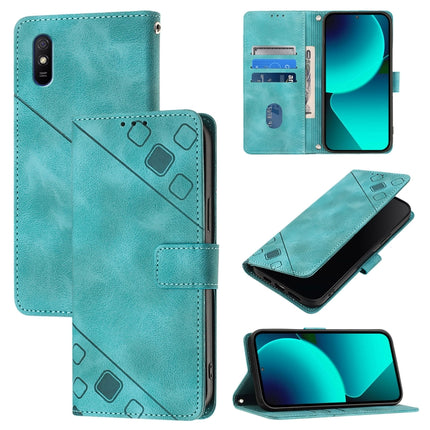 Skin Feel Embossed Leather Phone Case