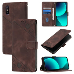 Skin Feel Embossed Leather Phone Case, For Xiaomi Poco M2 Pro / Redmi Note 10 Lite, For Xiaomi 11T / 11T Pro, For Xiaomi Redmi 9A / 9i / 9AT, For Xiaomi Poco M2 Global / Redmi 9, For Xiaomi Poco M3 Pro 5G / Redmi Note 10 5G