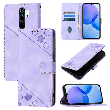 Skin Feel Embossed Leather Phone Case, For Xiaomi Redmi Note 8 Pro, For Xiaomi Mi CC9e / Mi A3, For Xiaomi Redmi Note 7 / Note 7 Pro, For Xiaomi Redmi 7