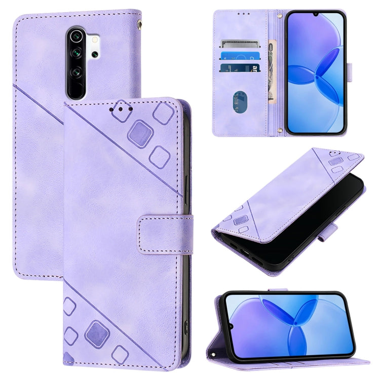 Skin Feel Embossed Leather Phone Case