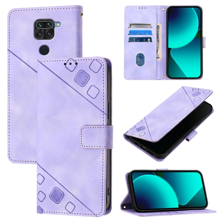 Skin Feel Embossed Leather Phone Case