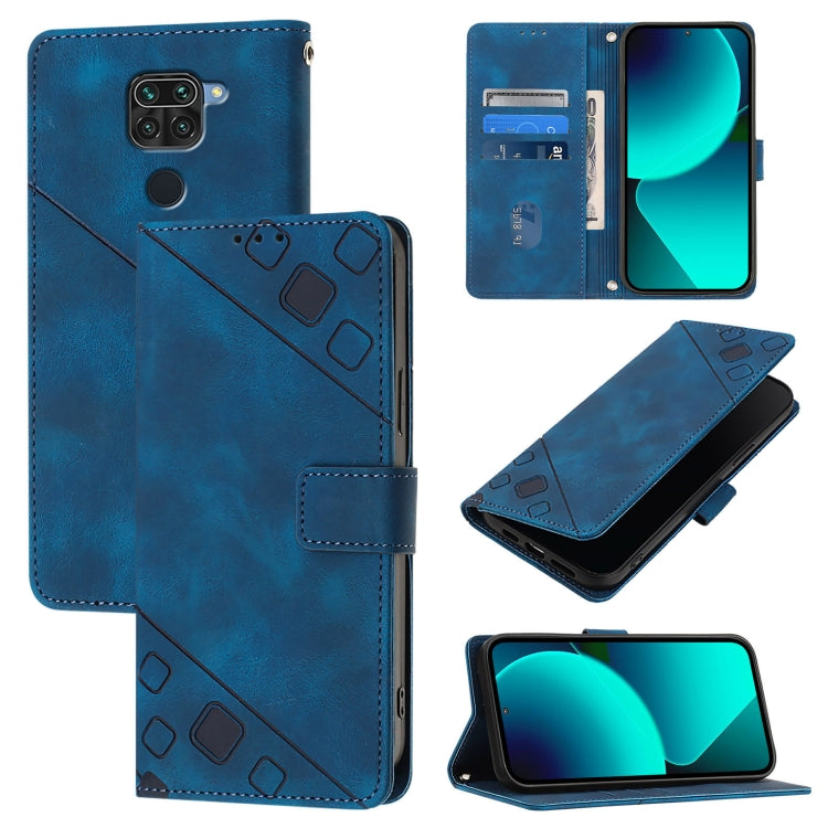 Skin Feel Embossed Leather Phone Case