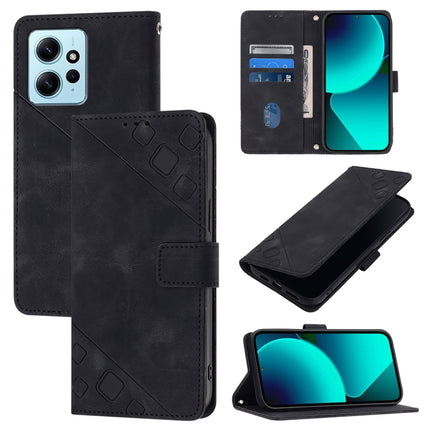 Skin Feel Embossed Leather Phone Case, For Xiaomi Redmi Note 12S 4G Global, For Xiaomi Poco C51 / A2+, For Xiaomi 13 Ultra, For Xiaomi Redmi Note 12 4G Global