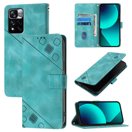 Skin Feel Embossed Leather Phone Case, For Xiaomi Civi 3, For Xiaomi Poco M5s / Redmi Note 11 SE India, For Xiaomi Poco X4 NFC 5G, For Xiaomi Redmi Note 11 Pro+ 5G EU