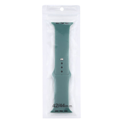 Silicone Watch Replacement Strap, Long Section (Men), For Apple Watch Ultra 49mm / Series 8&7 45mm / SE 2&6&SE&5&4 44mm / 3&2&1 42mm