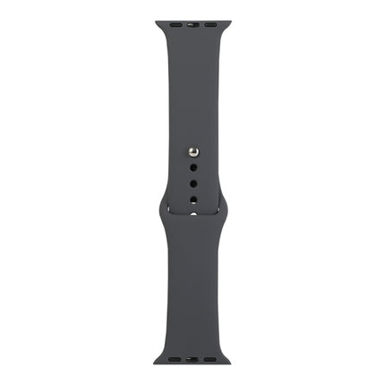 Silicone Watch Replacement Strap, Long Section (Men), For Apple Watch Ultra 49mm / Series 8&7 45mm / SE 2&6&SE&5&4 44mm / 3&2&1 42mm