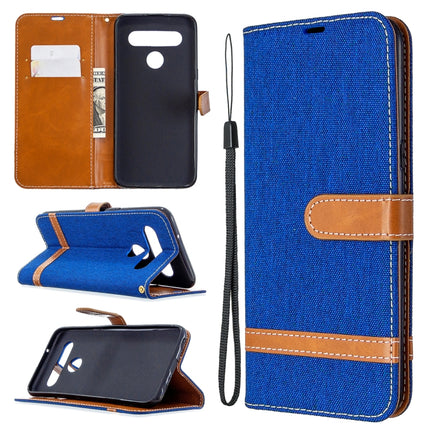 Denim Texture Horizontal Flip Leather Case with Holder & Card Slots & Wallet & Lanyard, For LG K61, For Nokia 1.3