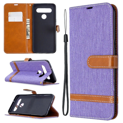 Denim Texture Horizontal Flip Leather Case with Holder & Card Slots & Wallet & Lanyard, For LG K61, For Nokia 1.3