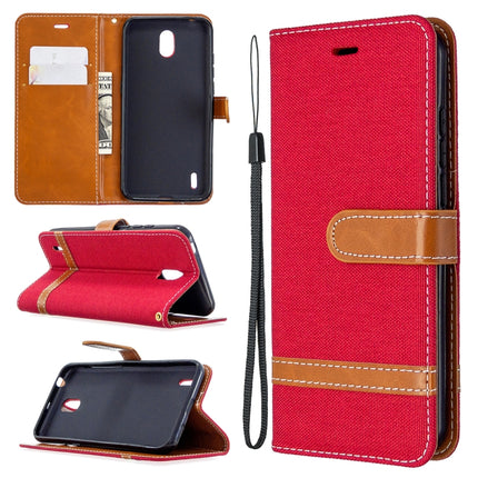Denim Texture Horizontal Flip Leather Case with Holder & Card Slots & Wallet & Lanyard, For LG K61, For Nokia 1.3