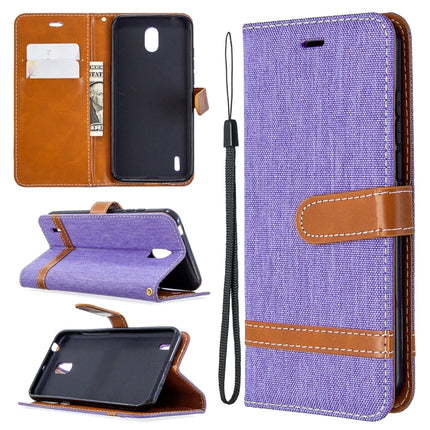 Denim Texture Horizontal Flip Leather Case with Holder & Card Slots & Wallet & Lanyard, For LG K61, For Nokia 1.3
