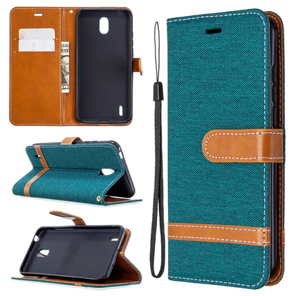 Denim Texture Horizontal Flip Leather Case with Holder & Card Slots & Wallet & Lanyard, For LG K61, For Nokia 1.3