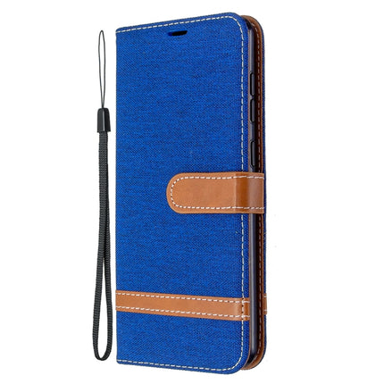 Denim Texture Horizontal Flip Leather Case with Holder & Card Slots & Wallet & Lanyard, For Samsung Galaxy A31