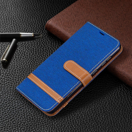 Denim Texture Horizontal Flip Leather Case with Holder & Card Slots & Wallet & Lanyard, For Samsung Galaxy A31