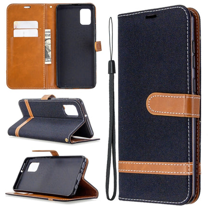 Denim Texture Horizontal Flip Leather Case with Holder & Card Slots & Wallet & Lanyard, For Samsung Galaxy A31