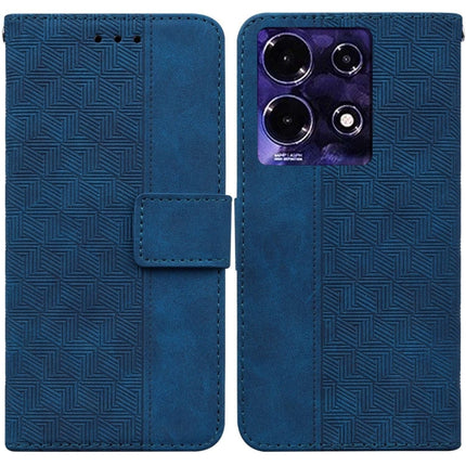 Geometric Embossed Leather Phone Case, For Infinix Note 30i, For Infinix Note 30 Pro, For Infinix Note 30, For Infinix Note 30 VIP