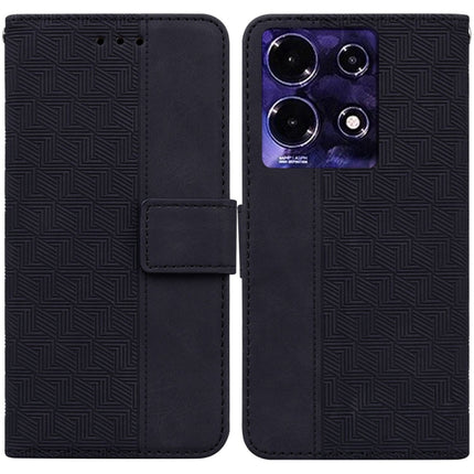 Geometric Embossed Leather Phone Case, For Infinix Note 30i, For Infinix Note 30 Pro, For Infinix Note 30, For Infinix Note 30 VIP