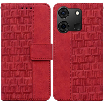 Geometric Embossed Leather Phone Case, For Infinix Note 40 4G, For Infinix Hot 40 / 40 Pro, For Infinix Smart 7 India / 7 Plus, For Infinix Smart 7 HD