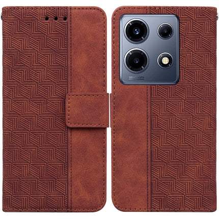 Geometric Embossed Leather Phone Case, For Infinix Note 30i, For Infinix Note 30 Pro, For Infinix Note 30, For Infinix Note 30 VIP
