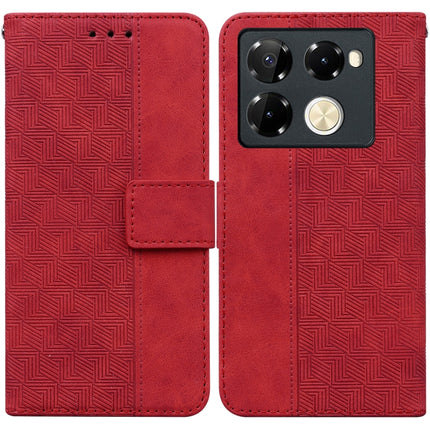 Geometric Embossed Leather Phone Case, For Infinix Note 40 5G, For Infinix GT 20 Pro, For Infinix Note 40 Pro 5G / 40 Pro 4G, For Infinix Note 40 Pro+