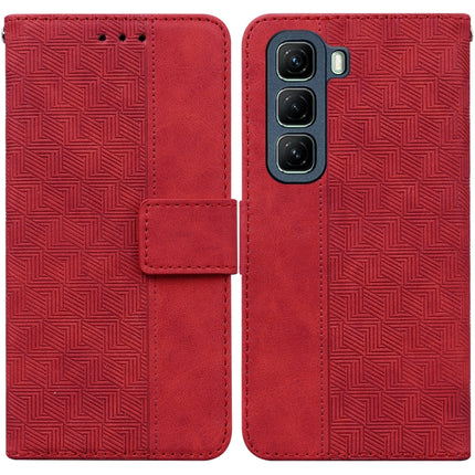Geometric Embossed Leather Phone Case, For Infinix Hot 50 Pro+ 4G, For Infinix Hot 50 4G, For Infinix Hot 50 5G, For Infinix Zero 40 4G / 5G