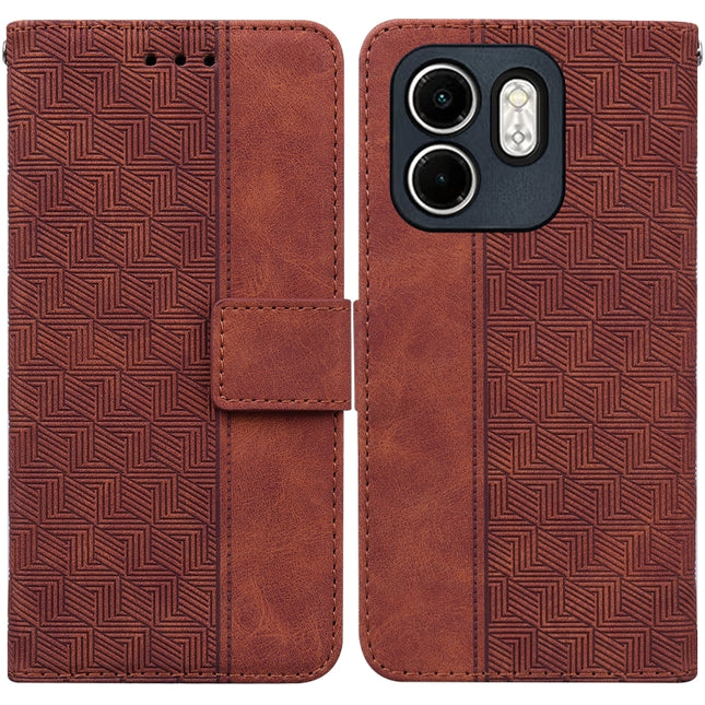 Geometric Embossed Leather Phone Case, For Infinix Note 50 Pro+, For Infinix Note 50 4G / Note 50 Pro 4G, For Infinix Hot 50 Pro 4G, For Infinix Hot 50i / Smart 9