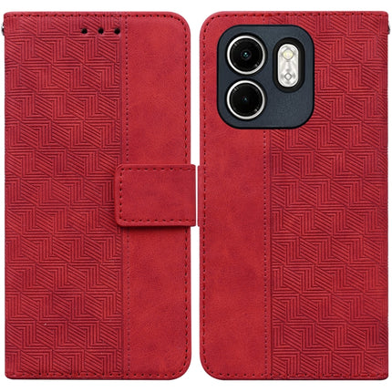 Geometric Embossed Leather Phone Case, For Infinix Note 50 Pro+, For Infinix Note 50 4G / Note 50 Pro 4G, For Infinix Hot 50 Pro 4G, For Infinix Hot 50i / Smart 9